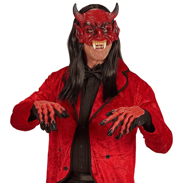 Rood Masker Duivel van Widmann koop je bij Partywinkel