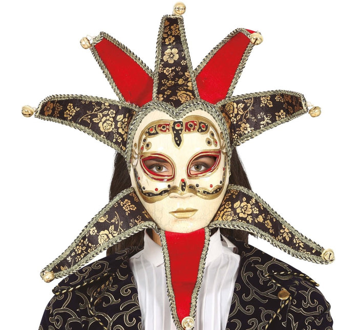Rood Masker Venitiaans Dames van Fiestas Guirca koop je bij Partywinkel
