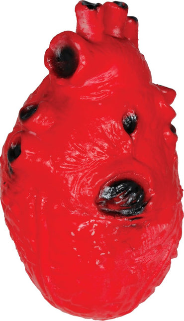 Rood Nep Hart Latex 15cm van Fiestas Guirca koop je bij Partywinkel