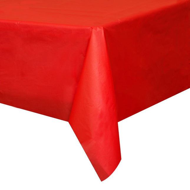 Rood Tafelkleed Compact 2,74m van Unique koop je bij Partywinkel