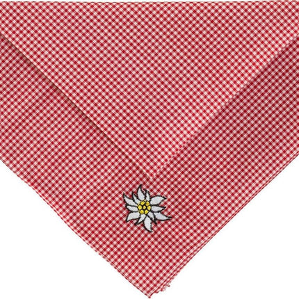 Rood Witte Sjaal Bloem van Orlob koop je bij Partywinkel