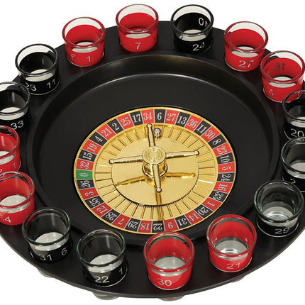 Rood Zwarte Drankspel 29cm 16 delig van Fiestas Guirca koop je bij Partywinkel