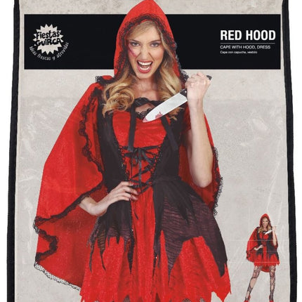 Roodkapje Halloween Kostuum Dames van Fiestas Guirca koop je bij Partywinkel
