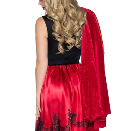 Roodkapje Jurk Rood Dames Leg Avenue van Leg Avenue koop je bij Partywinkel