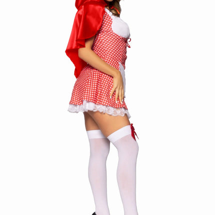 Roodkapje Jurk Rood Wit Dames Leg Avenue van Leg Avenue koop je bij Partywinkel