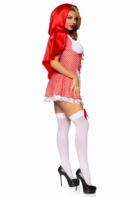 Roodkapje Jurk Rood Wit Dames Leg Avenue van Leg Avenue koop je bij Partywinkel