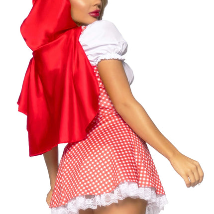Roodkapje Jurk Rood Wit Dames Leg Avenue van Leg Avenue koop je bij Partywinkel