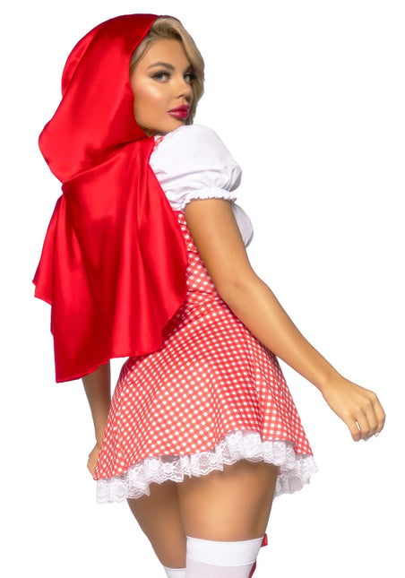 Roodkapje Jurk Rood Wit Dames Leg Avenue van Leg Avenue koop je bij Partywinkel