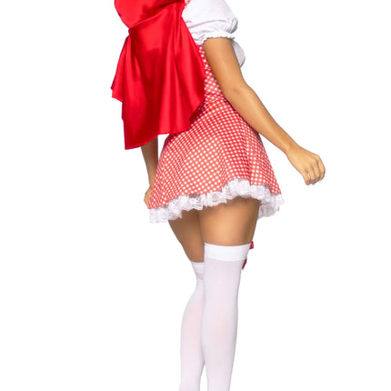 Roodkapje Jurk Rood Wit Dames Leg Avenue van Leg Avenue koop je bij Partywinkel