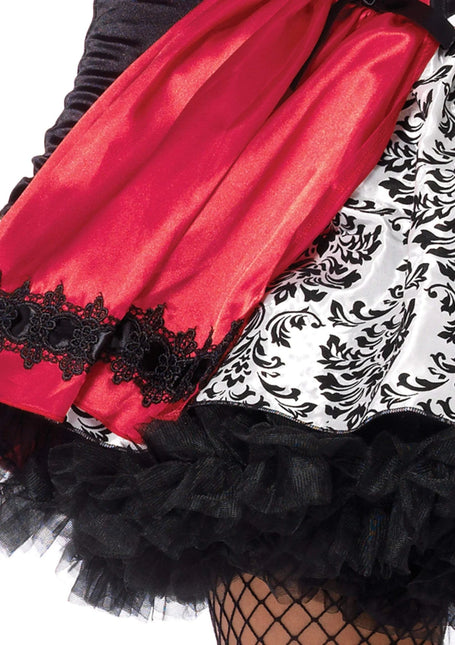Roodkapje Jurk Wit Rood Dames Leg Avenue van Leg Avenue koop je bij Partywinkel