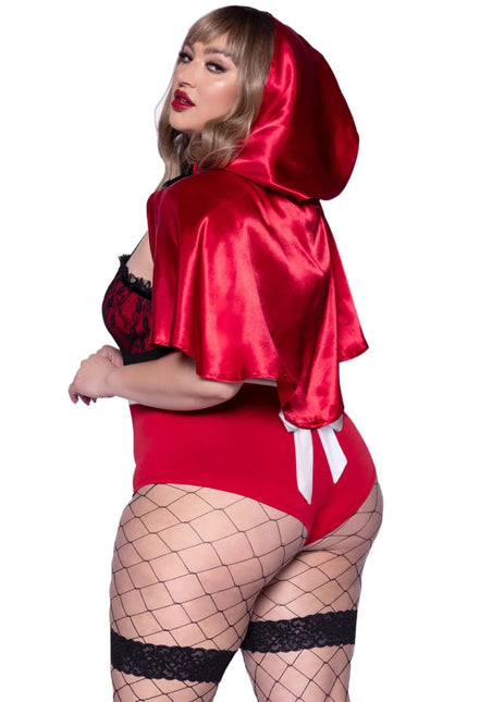 Roodkapje Kostuum Dames Bodysuit Naughty Leg Avenue van Leg Avenue koop je bij Partywinkel