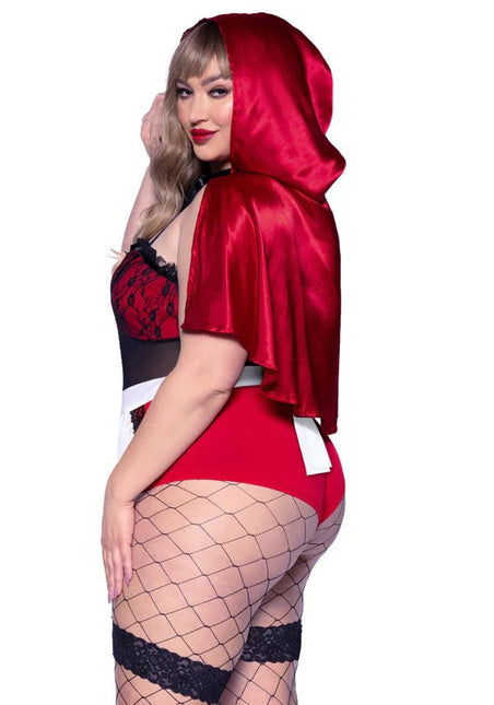 Roodkapje Kostuum Dames Bodysuit Naughty Leg Avenue van Leg Avenue koop je bij Partywinkel