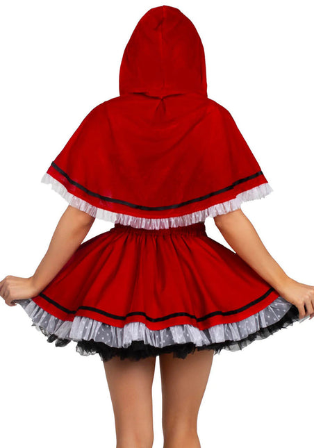 Roodkapje Kostuum Rood Wit Dames Leg Avenue van Leg Avenue koop je bij Partywinkel