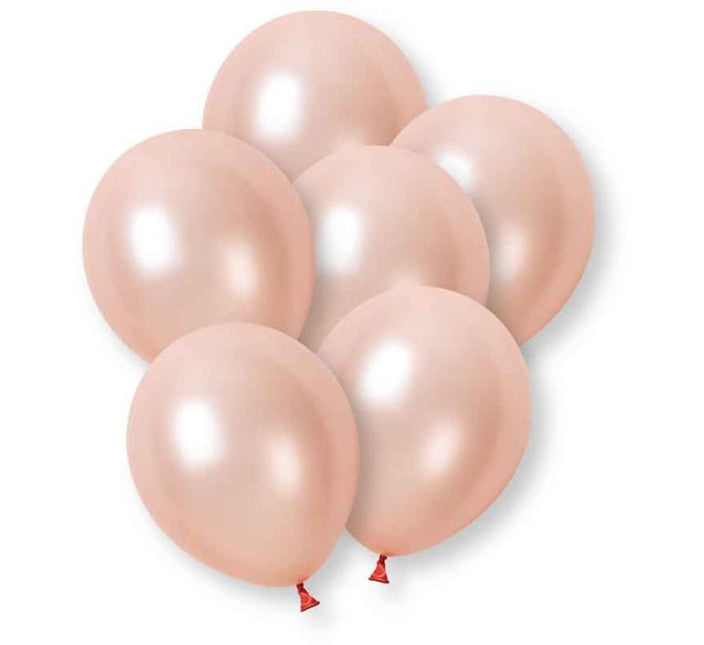 Rose Gouden Ballonnen 30cm 8st van Unique koop je bij Partywinkel
