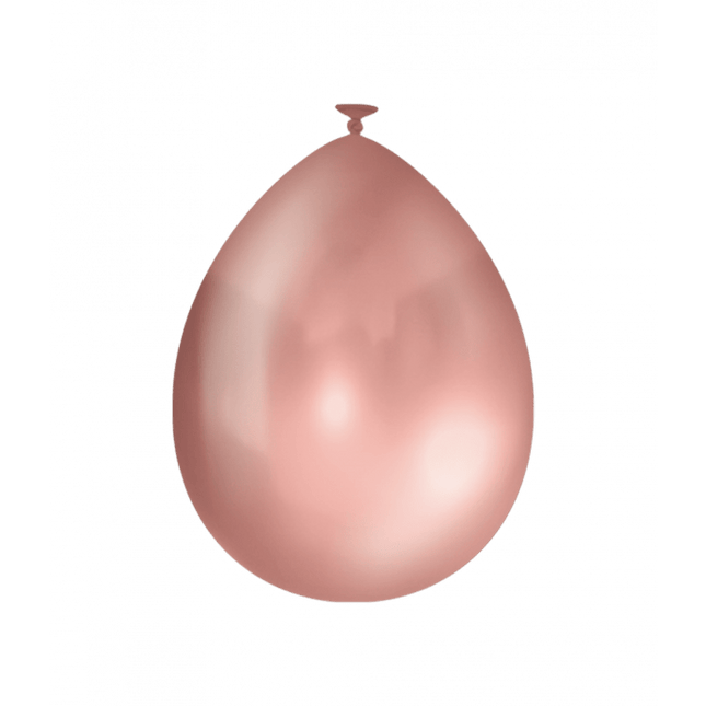 Rose Gouden Ballonnen Metallic 30cm 50st van Paper Dreams koop je bij Partywinkel