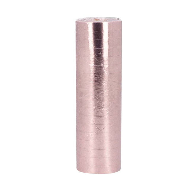 Rose Gouden Serpentine Metallic 4m van Boland koop je bij Partywinkel