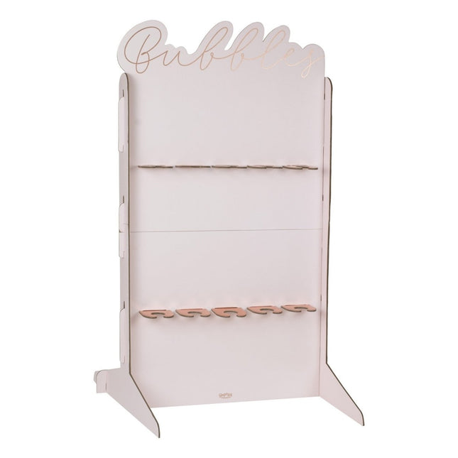 Rose Gouden Tafeldecoratie Prosecco Standaard 69cm van Ginger Ray koop je bij Partywinkel