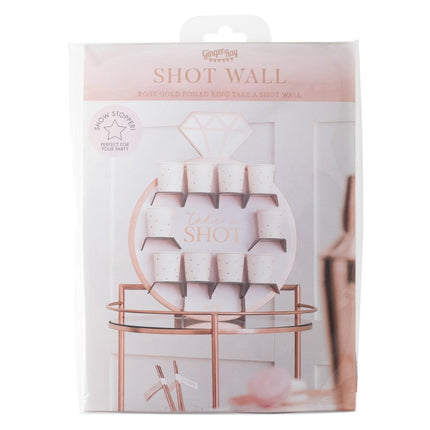 Rose Gouden Tafeldecoratie Shot Standaard 69cm van Ginger Ray koop je bij Partywinkel