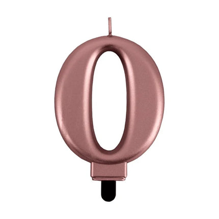 0-Year Anniversary Candle, Rose Gold