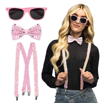 Roze Accessoireset Party 3 delig van Boland koop je bij Partywinkel