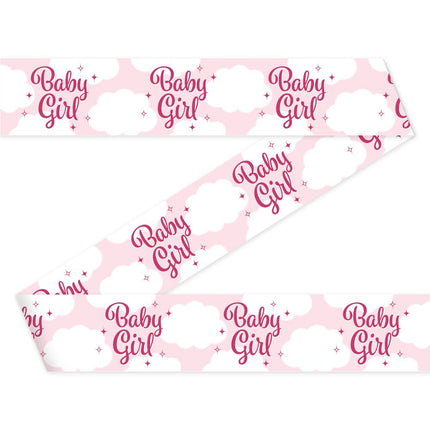 Roze Afzetlint Baby Girl 12m van WeFiesta koop je bij Partywinkel