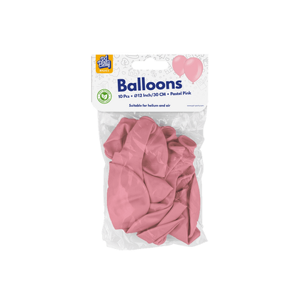 Roze Ballonnen Pastel 30cm 10st van Paper Dreams koop je bij Partywinkel