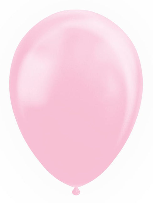 Roze Ballonnen Pastel Macaron 30cm 50st van WeFiesta koop je bij Partywinkel