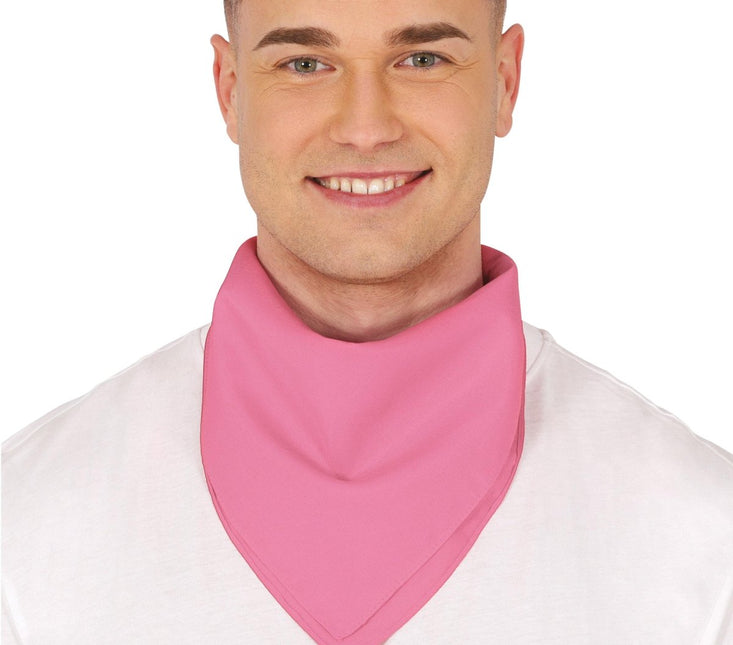 Roze Bandana 54cm van Fiestas Guirca koop je bij Partywinkel