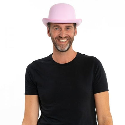 Roze Bolhoed Satijn van Partychimp koop je bij Partywinkel