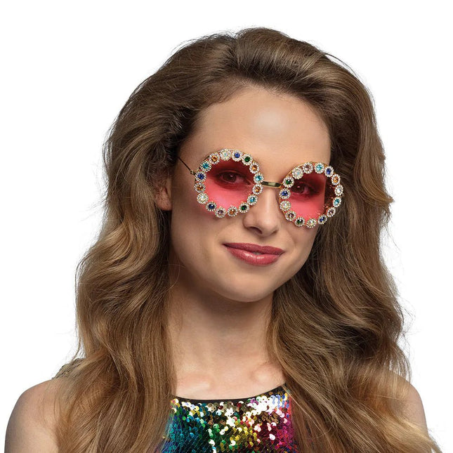 Roze Bril Diamant van Boland koop je bij Partywinkel