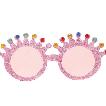 Roze Bril Glitters van Fiestas Guirca koop je bij Partywinkel