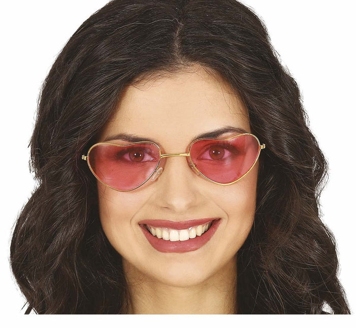 Roze Bril Hartjes van Fiestas Guirca koop je bij Partywinkel