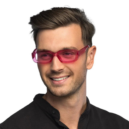 Roze Bril Techno van Boland koop je bij Partywinkel
