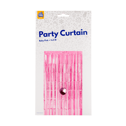 Roze Deurgordijn 2m van Paper Dreams koop je bij Partywinkel