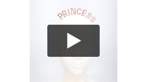 Roze Haarband Princess Glitter van Boland koop je bij Partywinkel