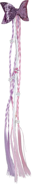 Roze Hair Extension Vlechten 30cm van Fiestas Guirca koop je bij Partywinkel