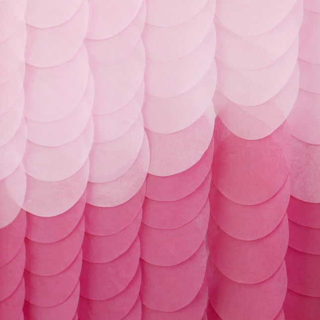 Roze Hangdecoratie Ombre 2m van Ginger Ray koop je bij Partywinkel