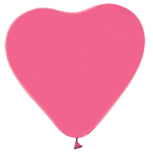 Roze Hartjes Ballonnen 30,5cm 100st van WeFiesta koop je bij Partywinkel