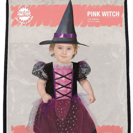 Roze heks Halloween Kostuum Baby van Fiestas Guirca koop je bij Partywinkel