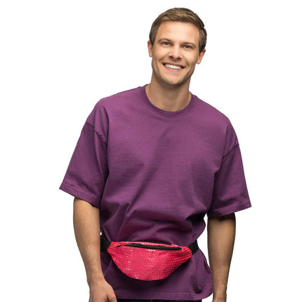 Roze Heuptasje Pailletten van Boland koop je bij Partywinkel