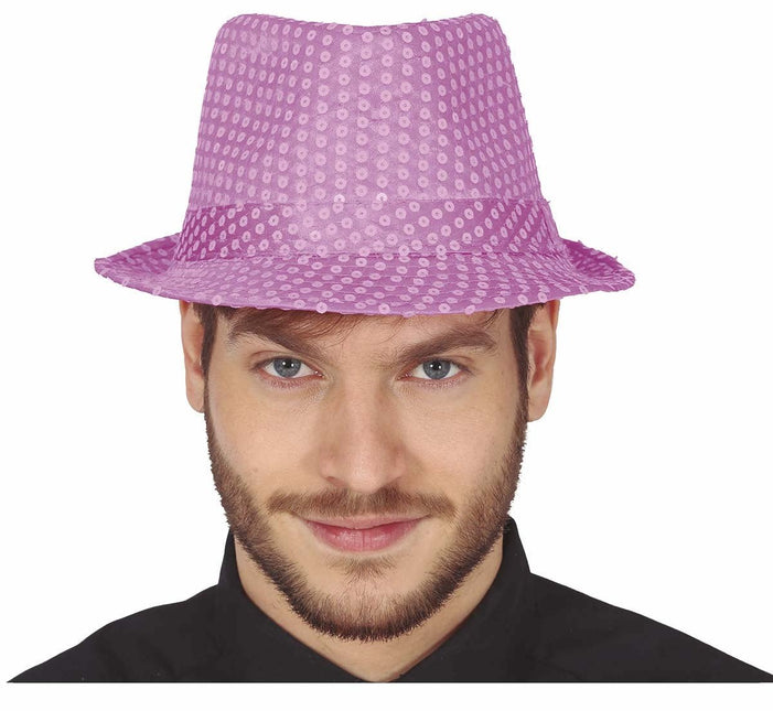 Roze Hoed Glitter van Fiestas Guirca koop je bij Partywinkel