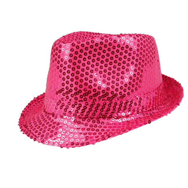 Roze Hoed Glitter van Boland koop je bij Partywinkel