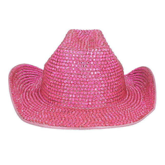 Roze Hoed Glitter Stenen van Boland koop je bij Partywinkel