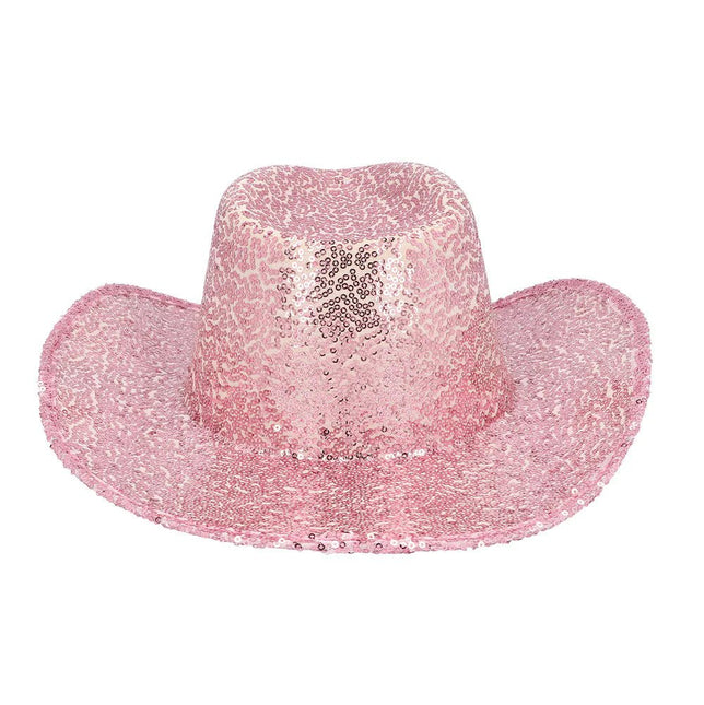 Roze Hoed Pailletten van Boland koop je bij Partywinkel