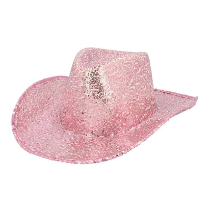 Roze Hoed Pailletten van Boland koop je bij Partywinkel