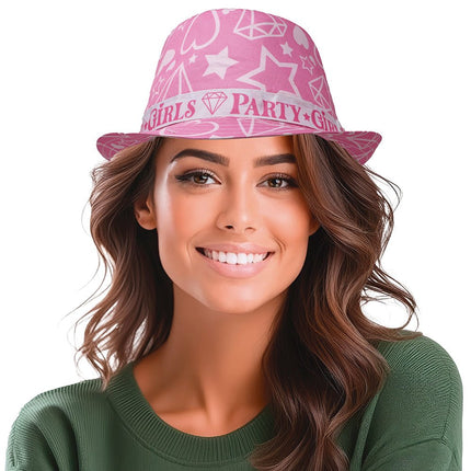 Roze Hoed Party Girls van Fiestas Guirca koop je bij Partywinkel