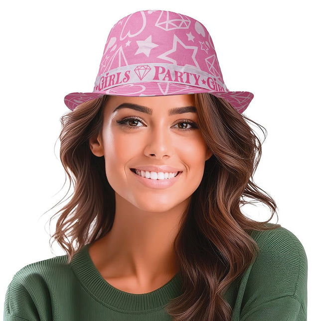 Roze Hoed Party Girls van Fiestas Guirca koop je bij Partywinkel