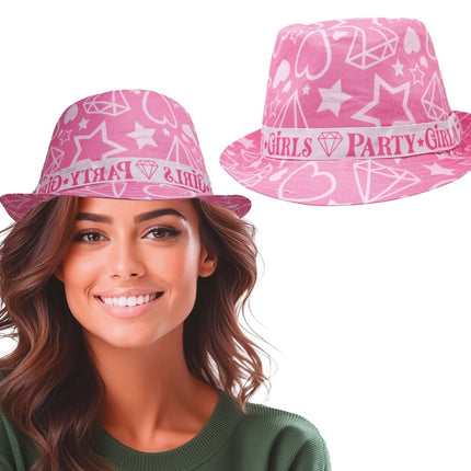 Roze Hoed Party Girls van Fiestas Guirca koop je bij Partywinkel