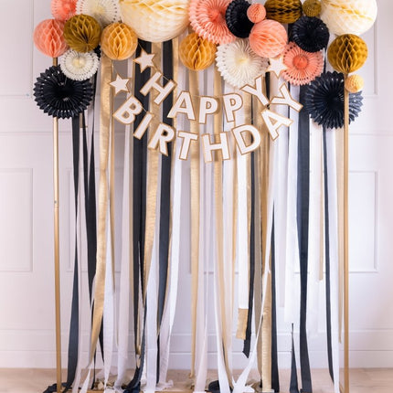 Roze Honeycomb 20cm van Partydeco koop je bij Partywinkel
