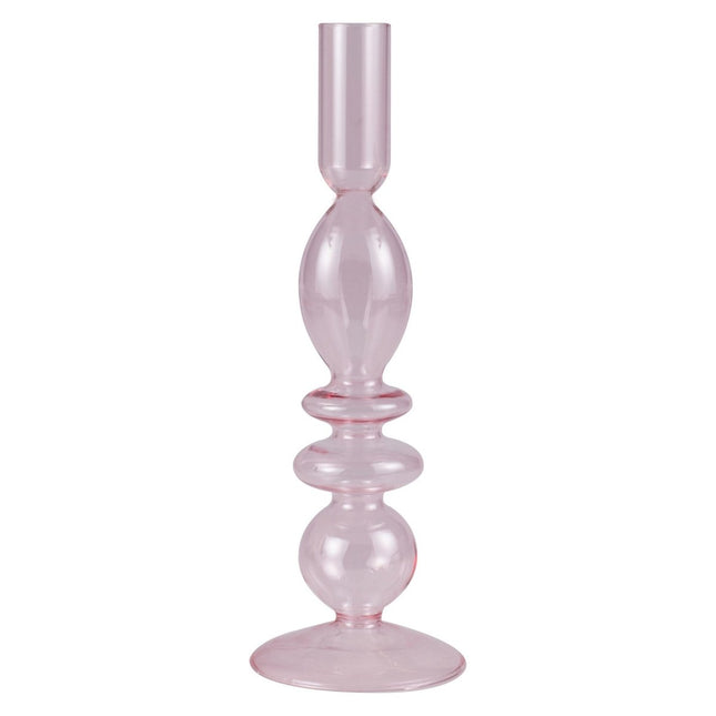 Roze Kandelaar 22,5cm van Ginger Ray koop je bij Partywinkel